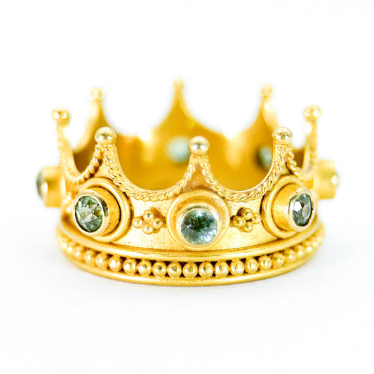 Crown Princess (Grossular Garnet, 22k Gold)