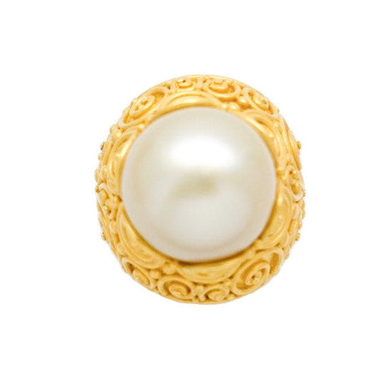 "Seven Seas" Ring (South Sea Pearl, 22k Gold)