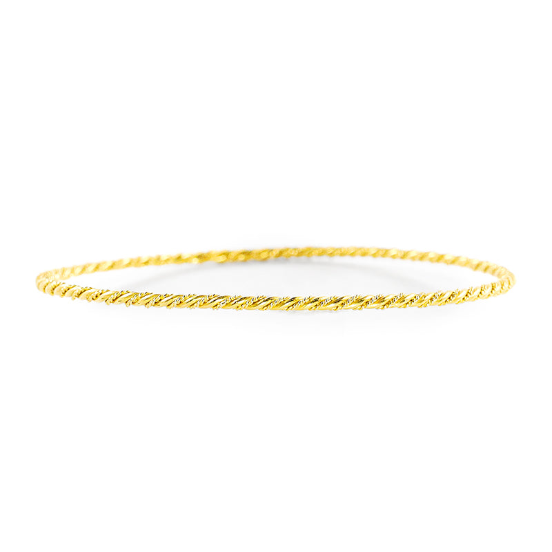 "Glitters" Bangle Bracelet (18k Gold)