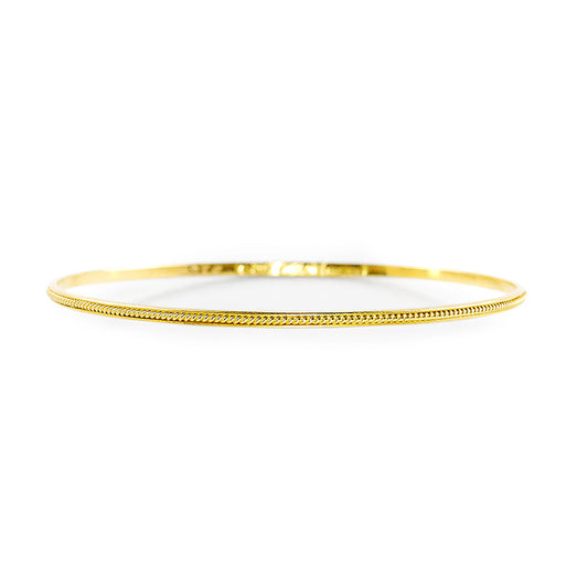 "Kawat Twist" Bangle Bracelet (18k Gold)