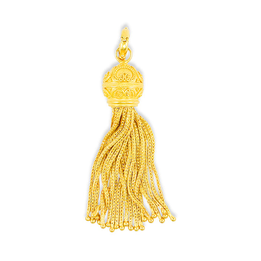 "Westminster" Tassel Pendant (18k, 22k Gold) SOLD