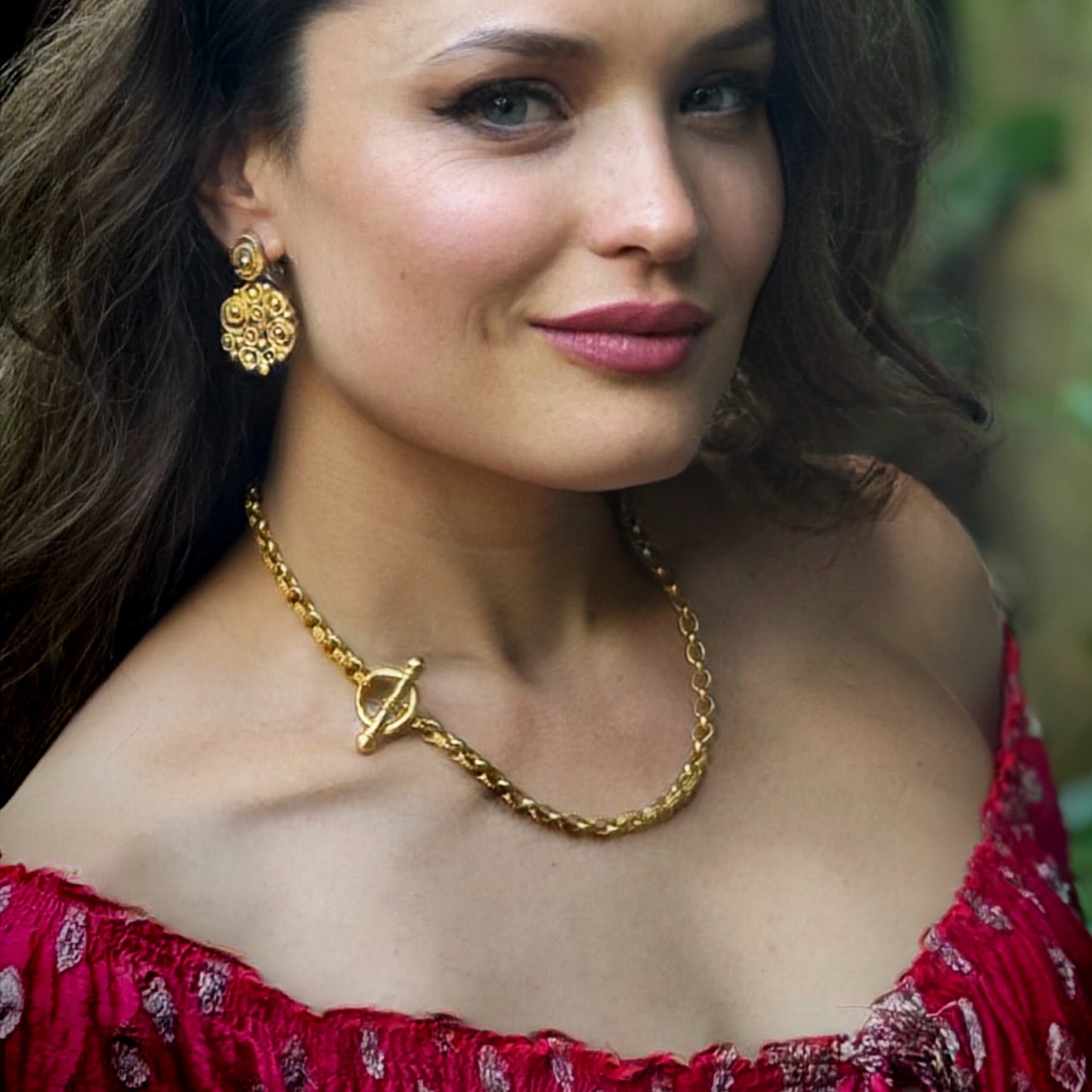 "Sharon Lariat" Chain (18K Gold)