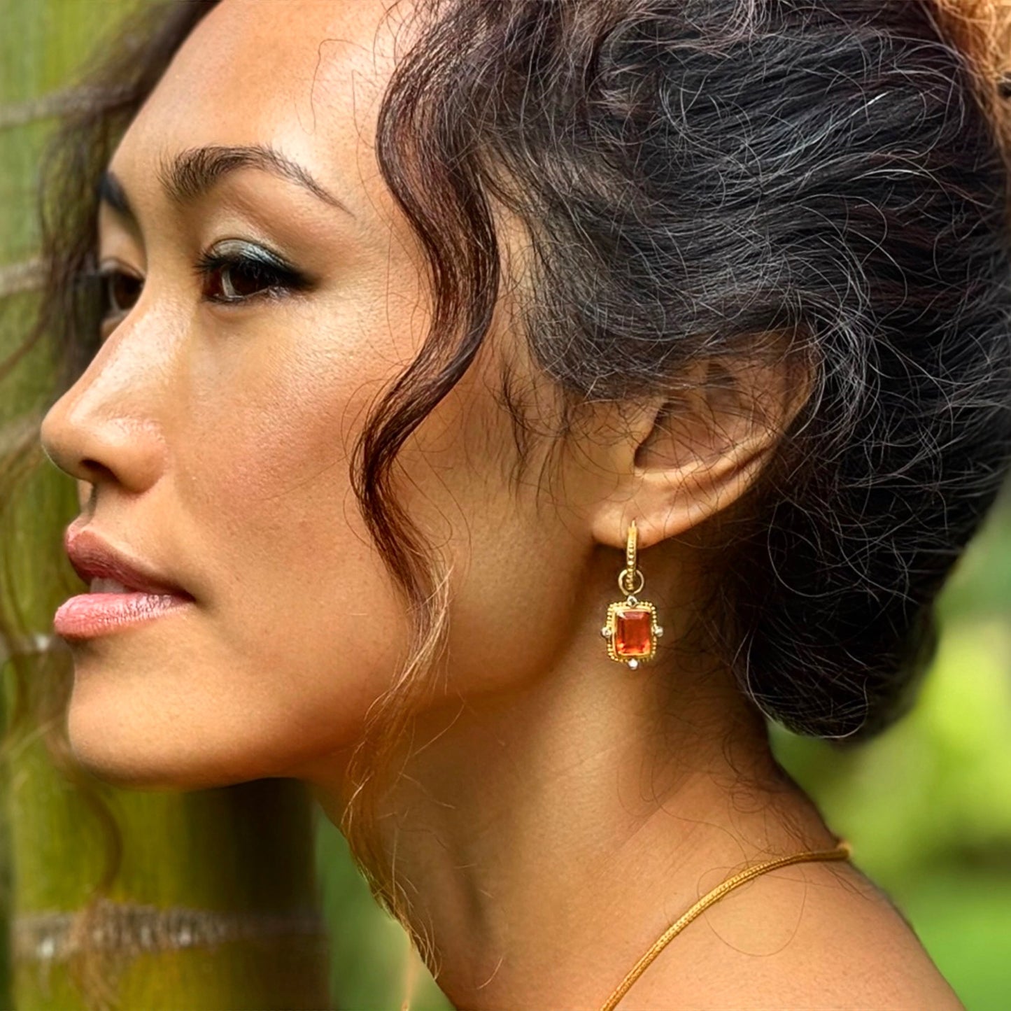 "Mini Jawan" Hoop Earrings (18k and 22k Gold)