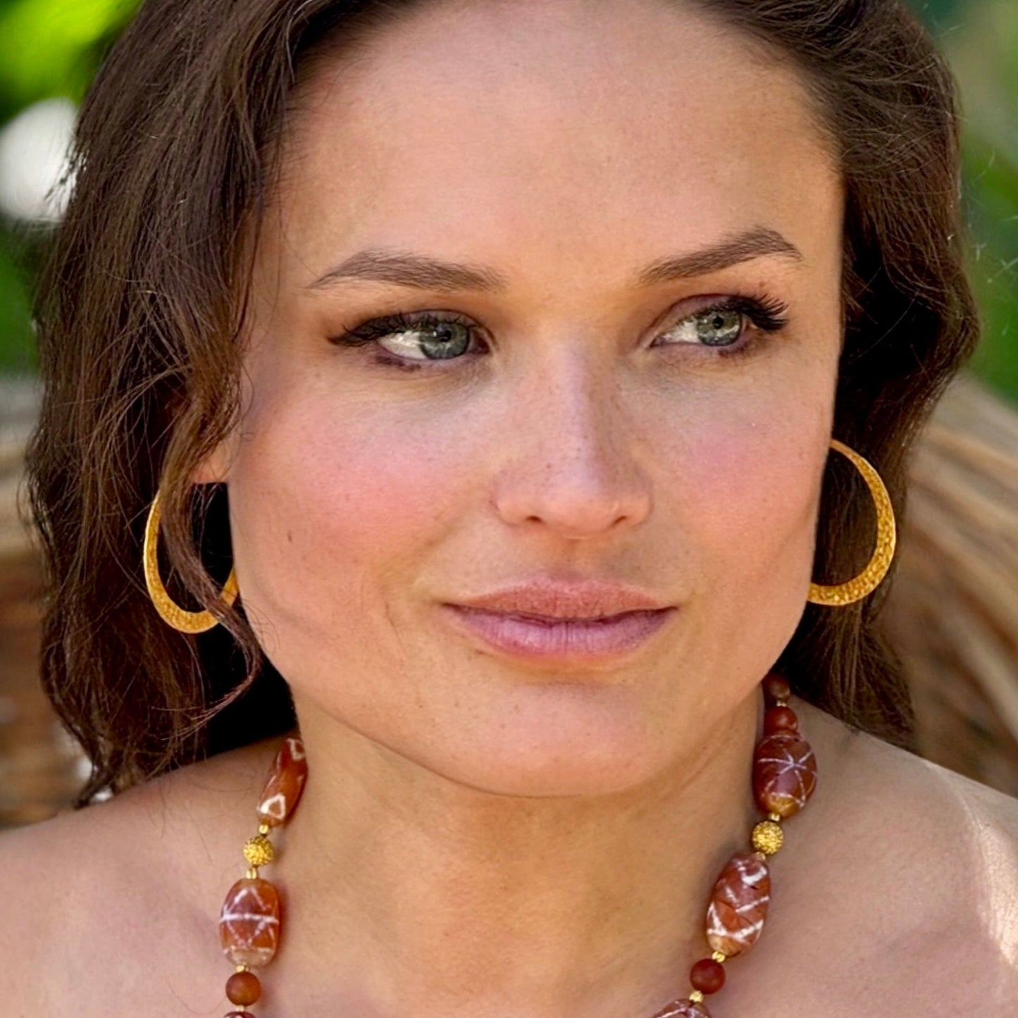 "Himba" Hoop Earrings (18k Gold)