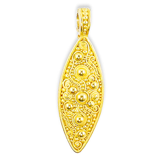 "Neptune Marquis" Pendant (22k, 18k Gold)