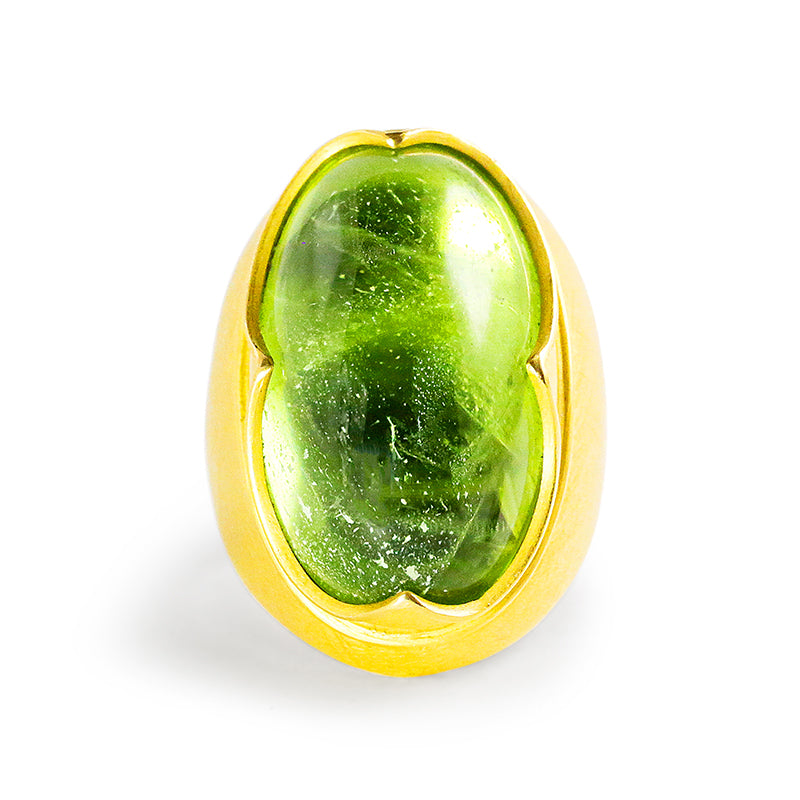 "Vladimir" Ring (Peridot, 22k Gold)