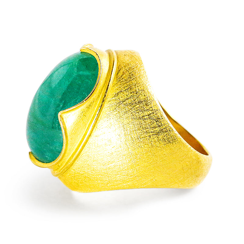 "Vladimir" Ring (Emerald, 22k Gold)