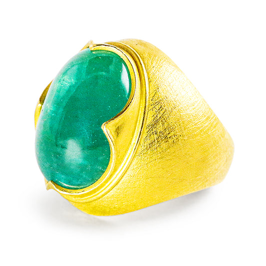 "Vladimir" Ring (Emerald, 22k Gold)