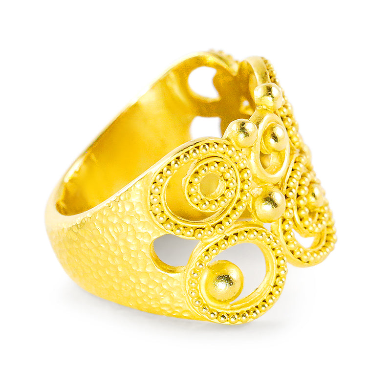 "Dune" Band Ring (18k, 22k Gold)
