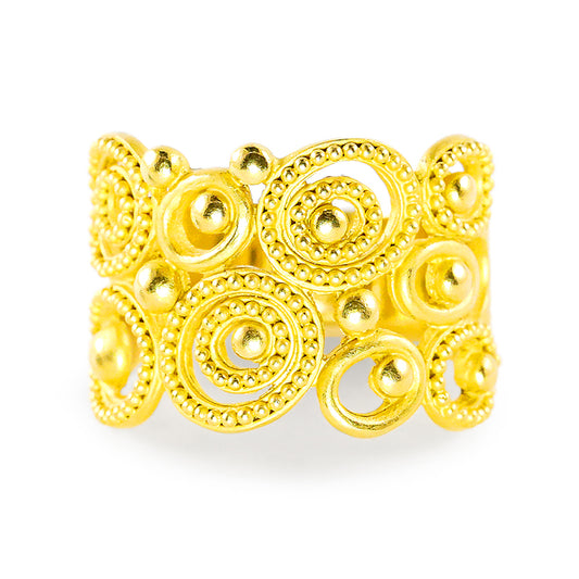 "Dune" Band Ring (18k, 22k Gold)