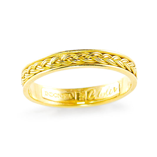 "Braid" Band Ring (22k, 18k Gold)
