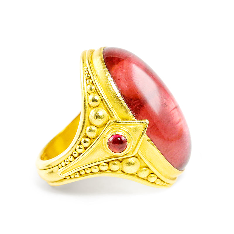 "Moscow" Ring (Rubellite Tourmaline, 22k Gold)