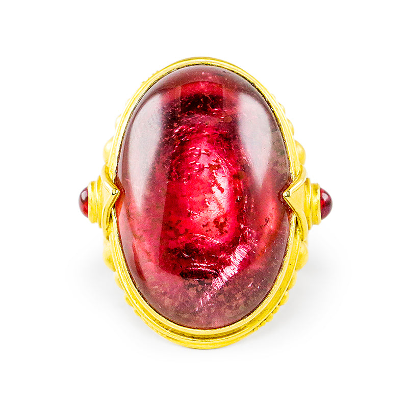 "Moscow" Ring (Rubellite Tourmaline, 22k Gold)