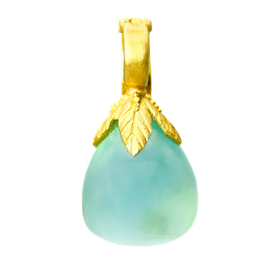 "Sri Lanka" Pendant (Peruvian Opal, 22k, 18k Gold)