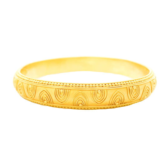 "Cleo" Bangle Bracelet (18k, 22k Gold)