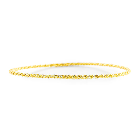 "Glitters" Bangle Bracelet (18k Gold)