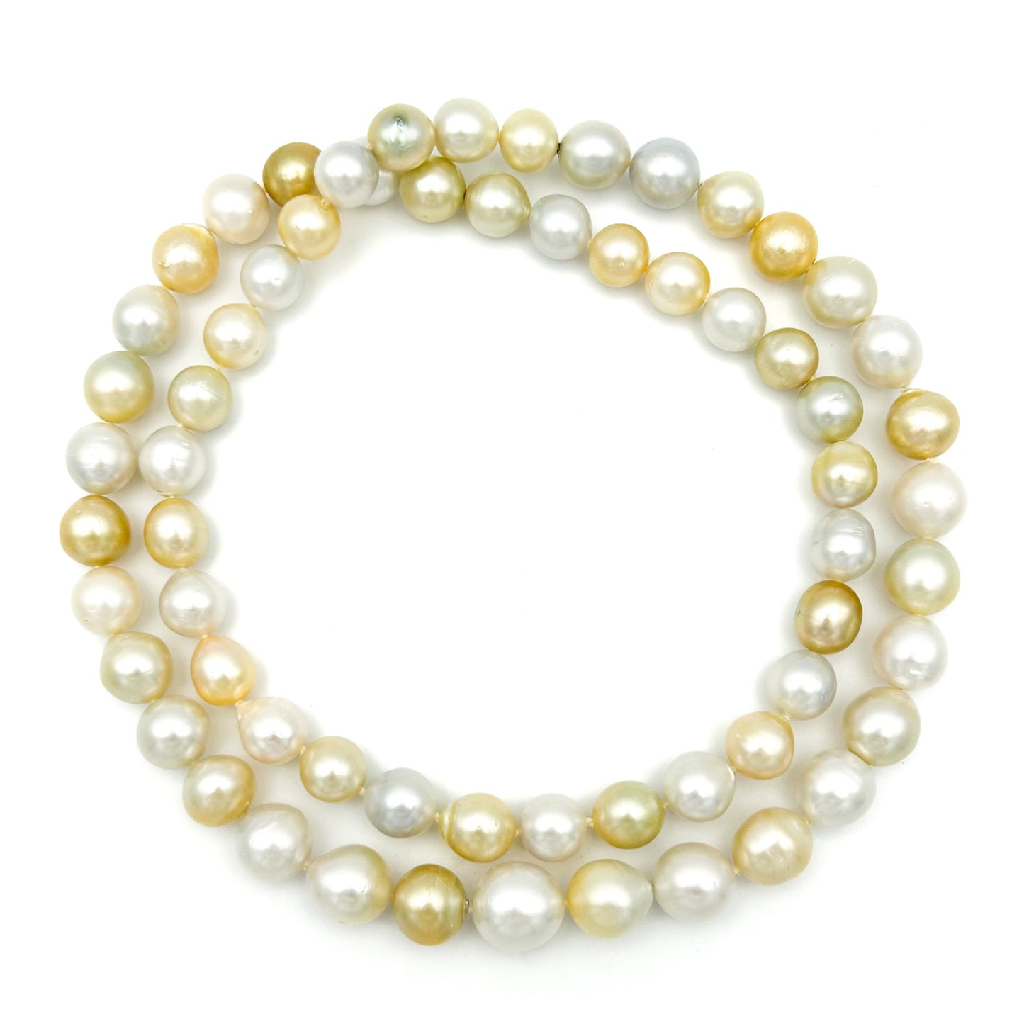 "Lorokidul" Pearl Necklace (Convertible South Sea Pearls with Mystery Clasp)