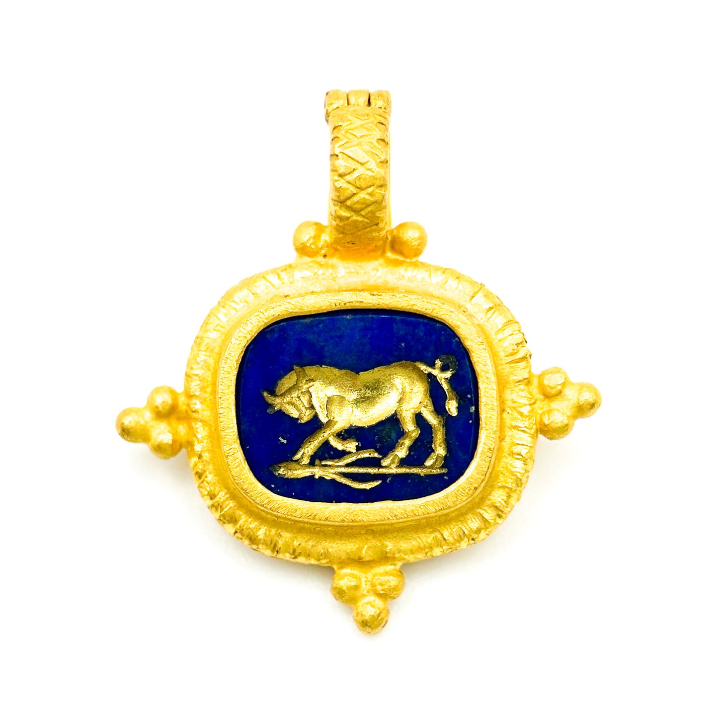 "Romanus" Pendant (Lapis Lazuli, 22k, 18k Gold)