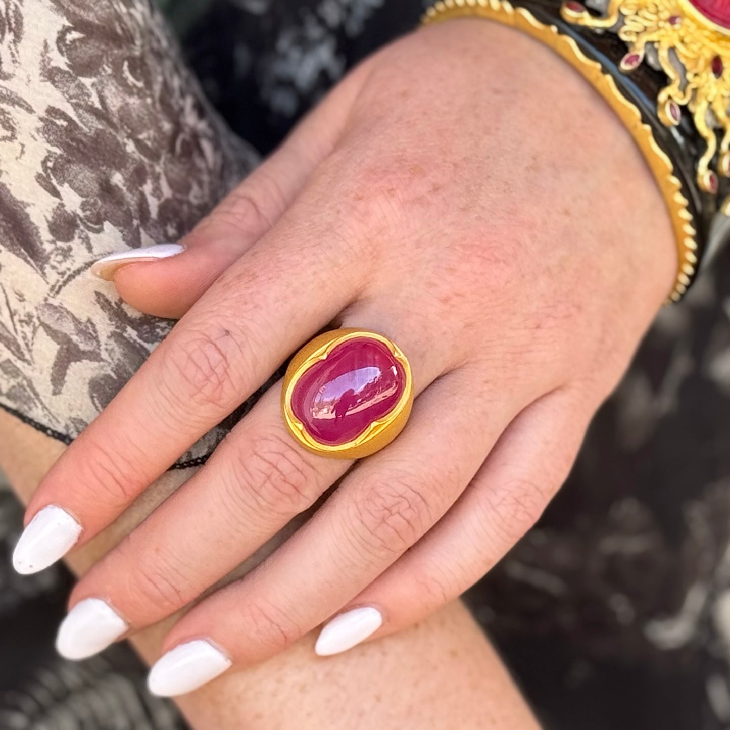 "Vladimir" Ring (Ruby, 22k Gold)