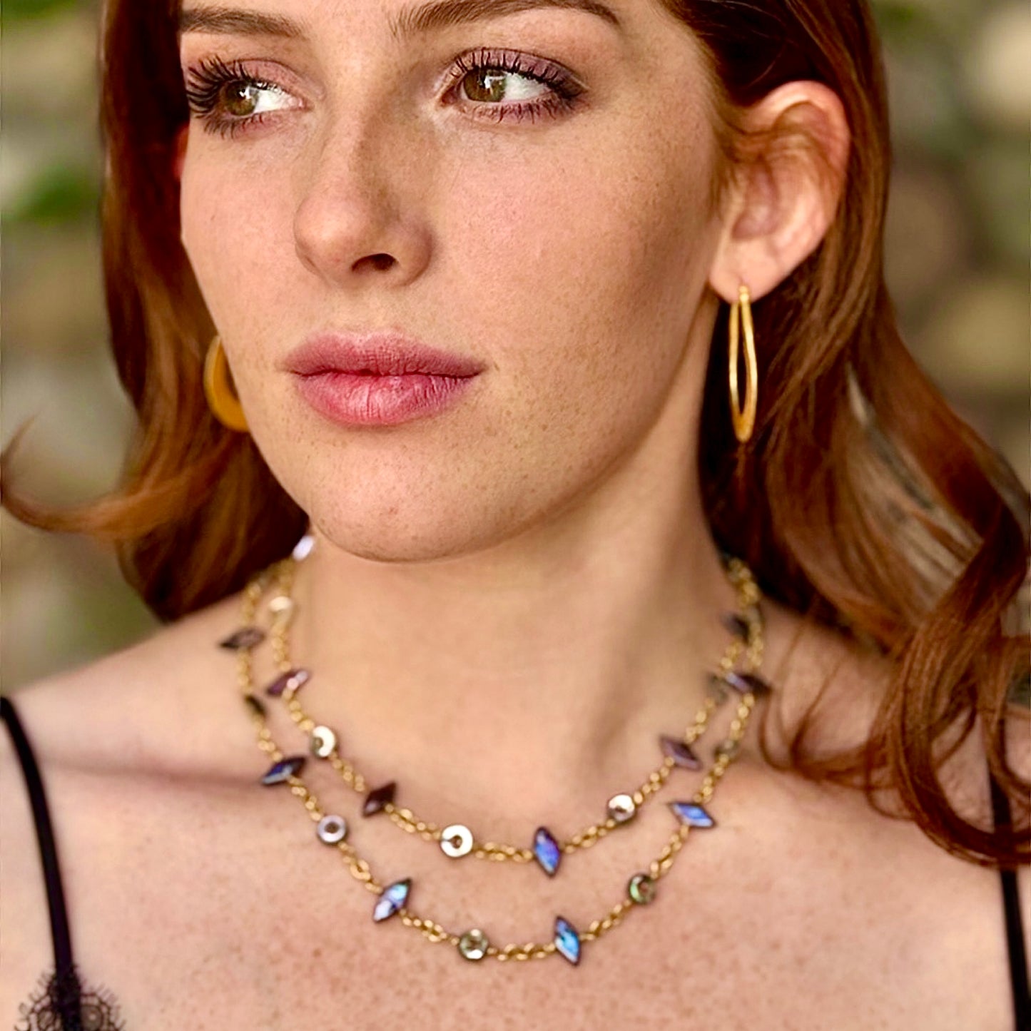 "Moorea" Necklace/Belly Chain/Bracelet Wrap (Pearl, 18k Gold)