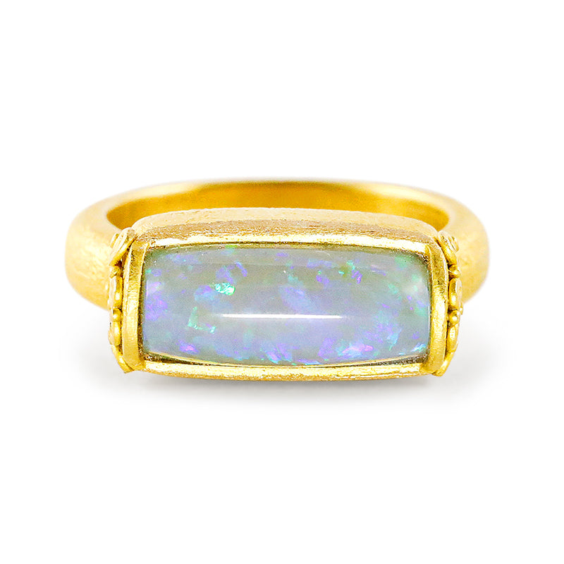 "Asri" Ring (Australian Opal, 22k Gold)